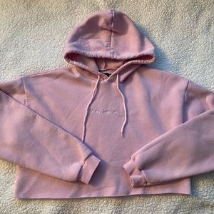 cropped hoodie